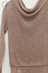SWAYING 25 Early Spring Water-soluble Wool Fake Two-piece Sweater Series SW-SW25PS1T06-YANMAI Oatmeal SW-SW25PS1T06
